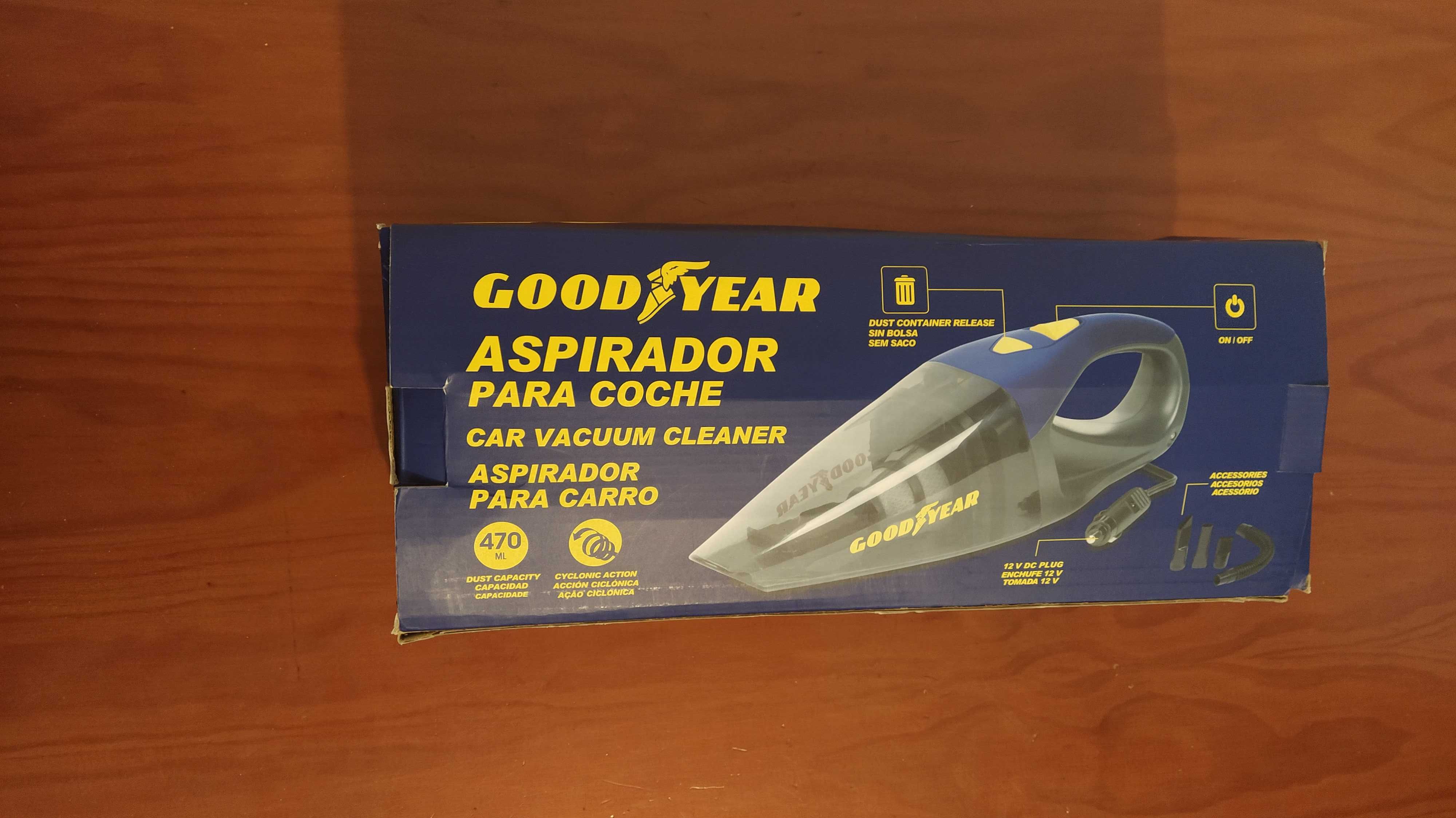 Aspirador de mão para carro Goodyear 12 V 90 W