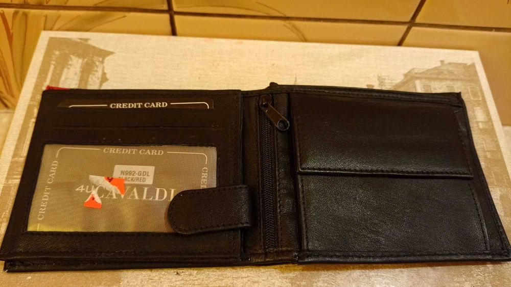 Portfel męski skóra Cavaldi