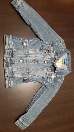 Kurtka jeansowa  dziewczęca roz. 116