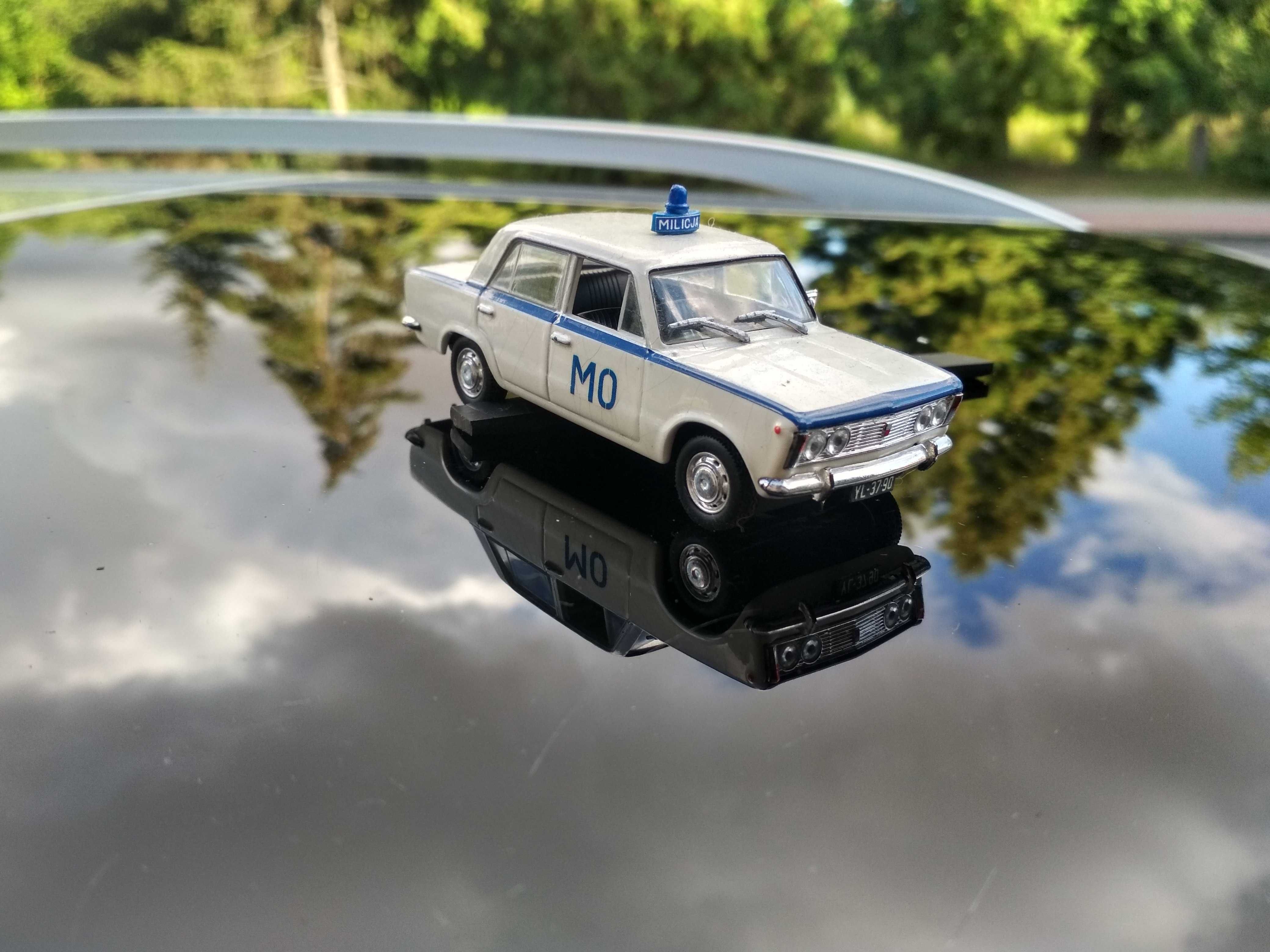 Fiat 125 MILICJA w skali 1:43