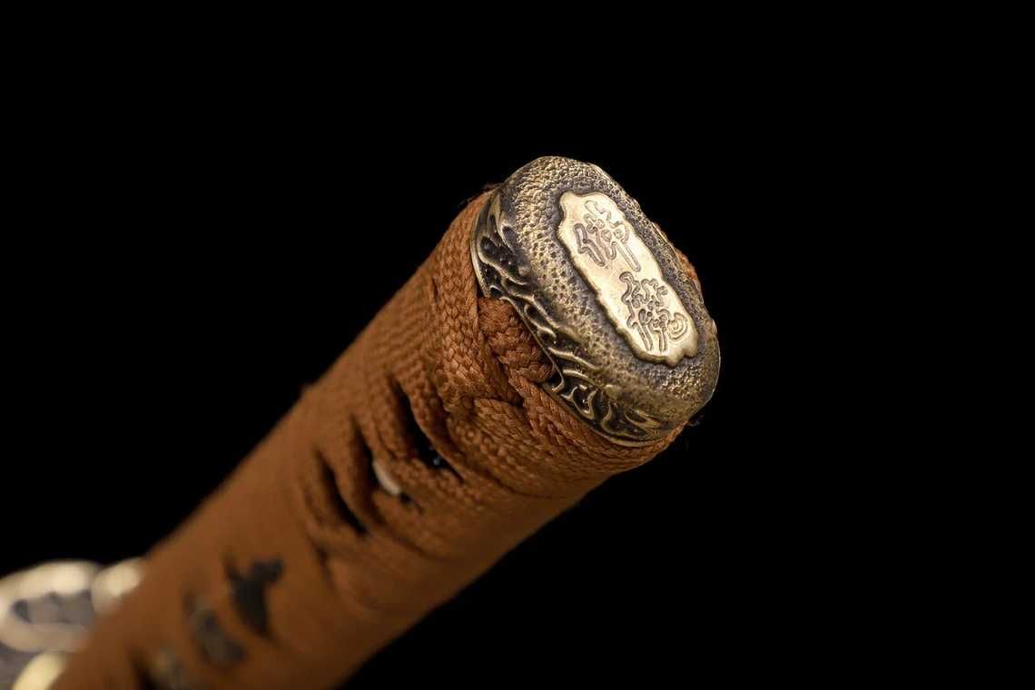 RĘKODZIEŁO - Miecz japoński samurajski Katana stal T10 szabla HAMON