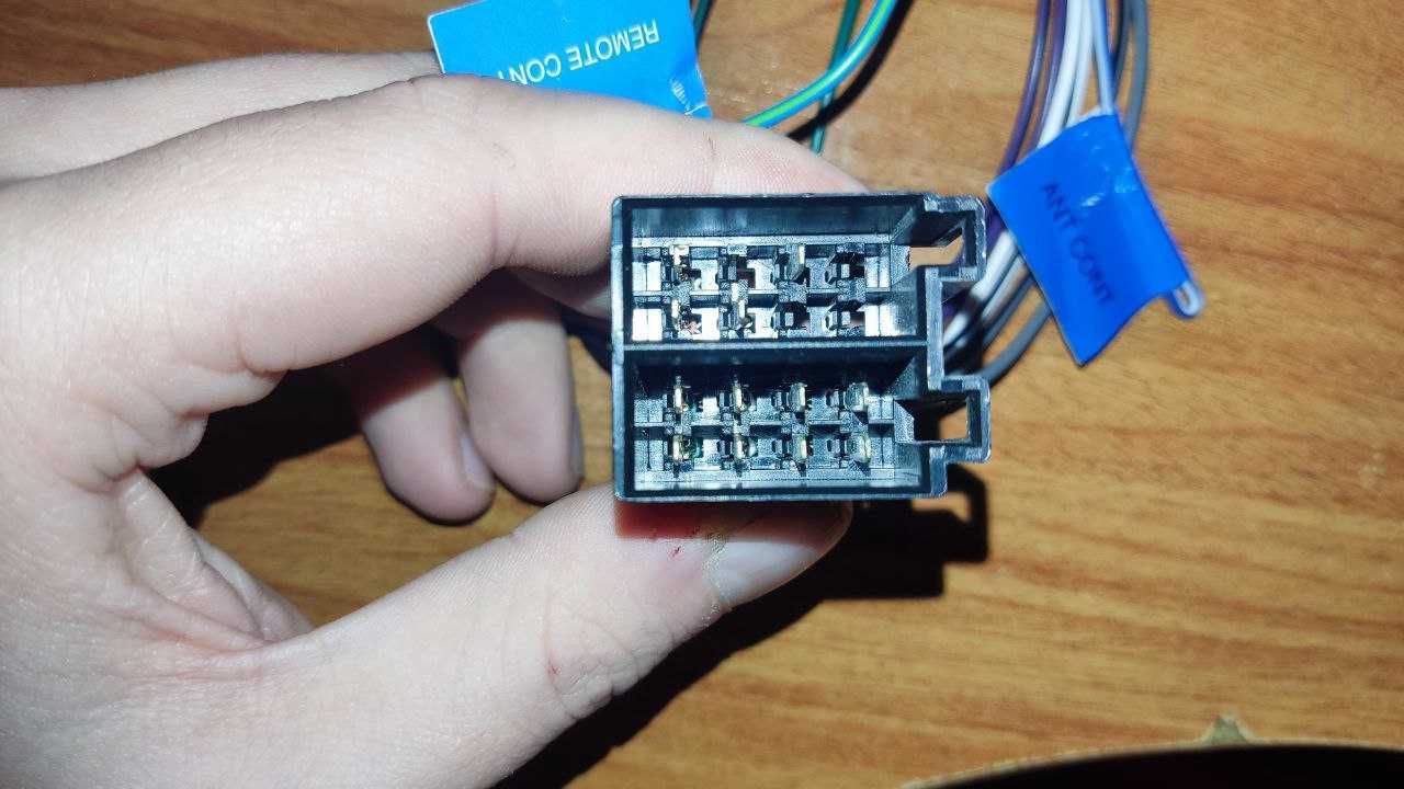 6 pin - ISO connecter кабель, перехідник для магнітоли