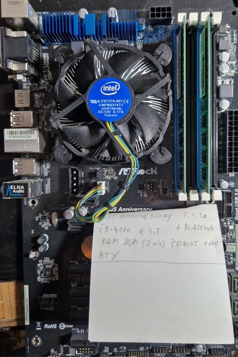 Zestaw płyta główna, procesor i3 i 8GB RAM