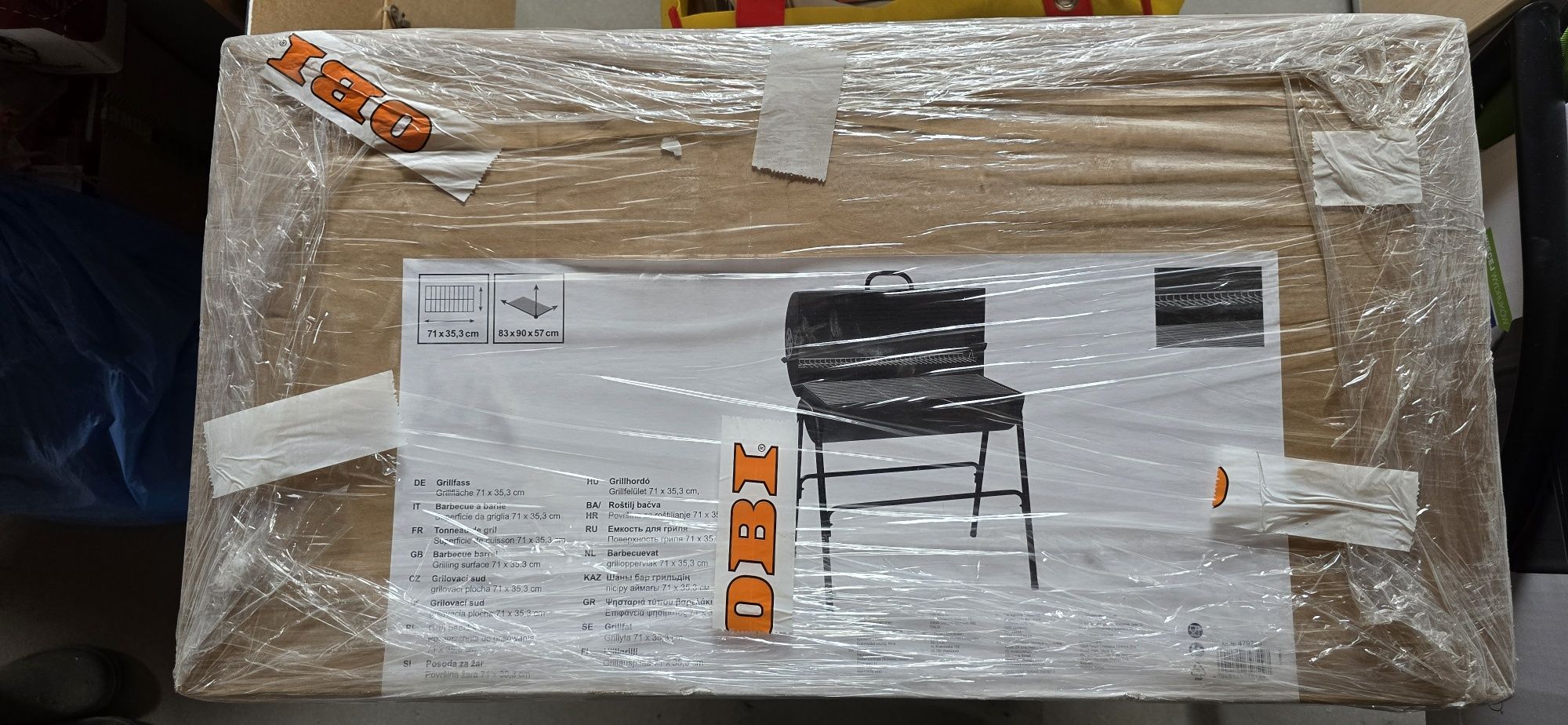 Grill węglowy "Beczka"