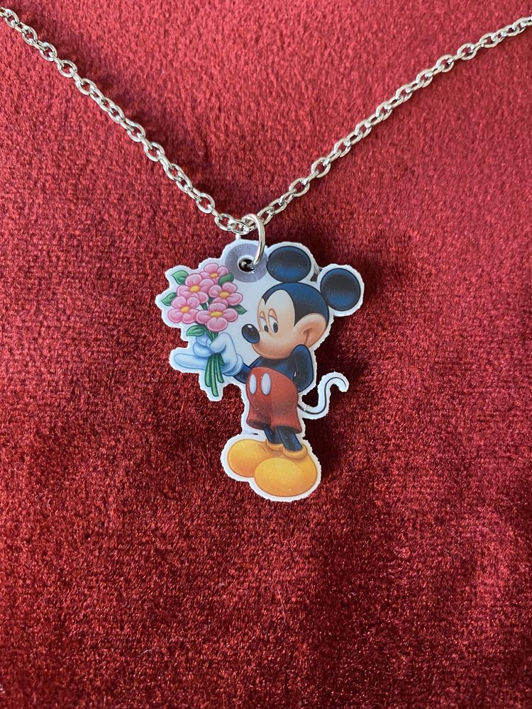 Colar de criança Mickey e da Minnie