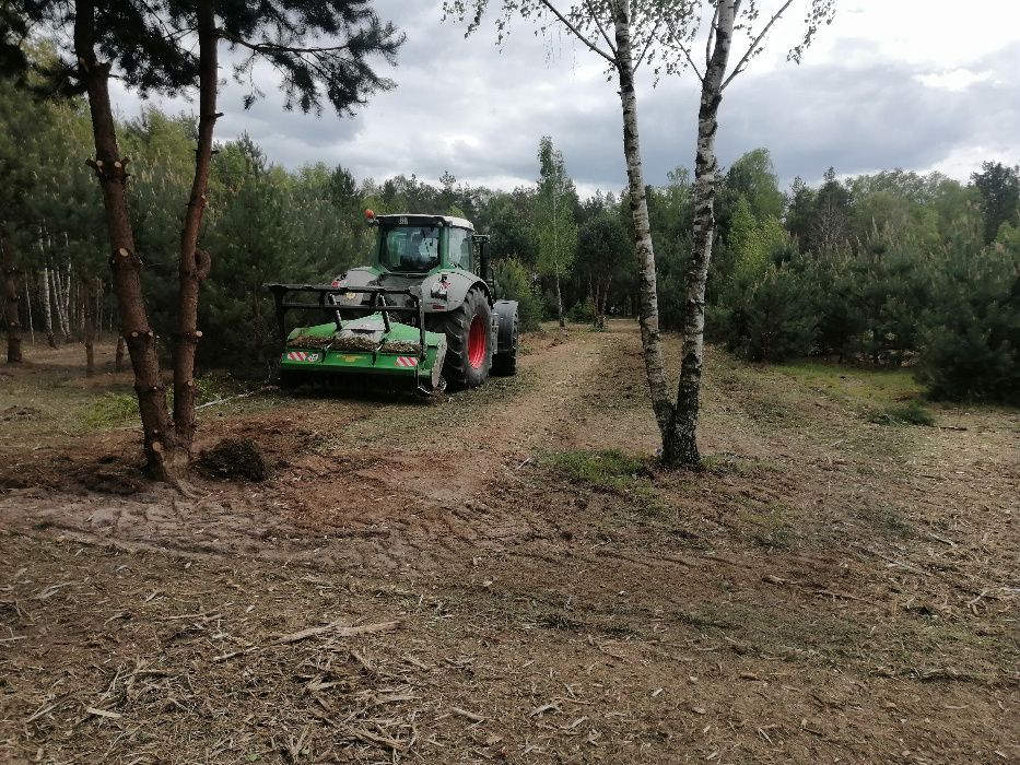 MULCZER LEŚNY oraz WGŁĘBNY wycinka drzew  Czyszczenie działki PILAR /