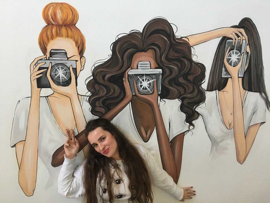 Роспись стен квартир, домов, офисов, ресторанов.