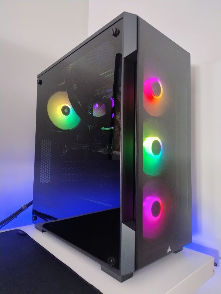Komputer gamingowy Ryzen 5 + AiO, 16GB RAM, RX6600, SSD + HDD