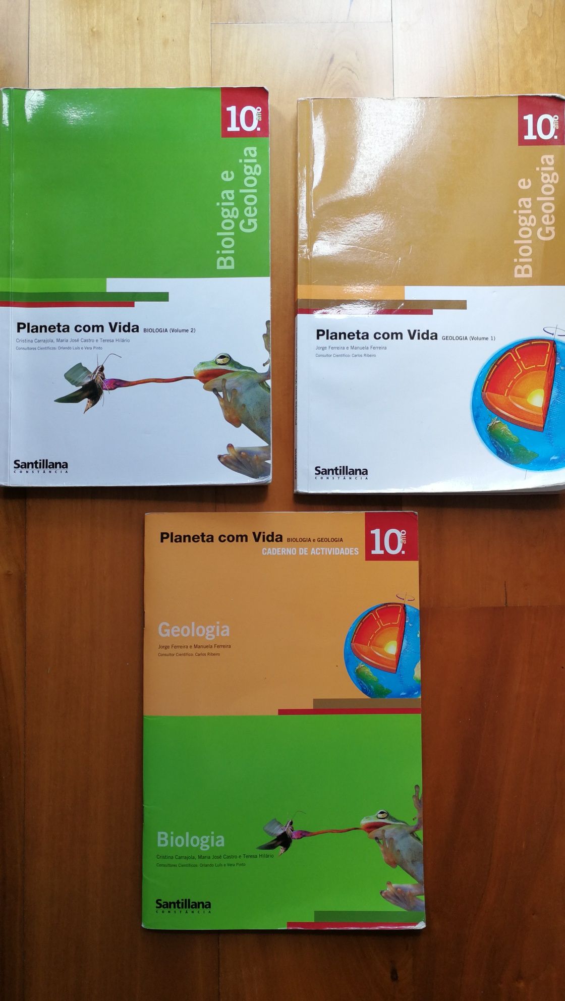 Planeta com vida 10 Biologia Manuais e caderno Santillana