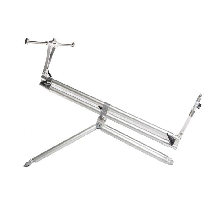 DAYKO- Rodpod 3 wędki Srebrny Compact Bitubo Argento