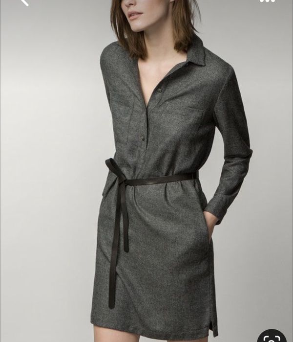 Sukienka Massimo Dutti S 36 Alpaka Wełniana jak NOWA