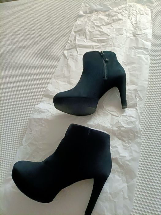 Botins pretos n.36,5 Rockport  impecáveis