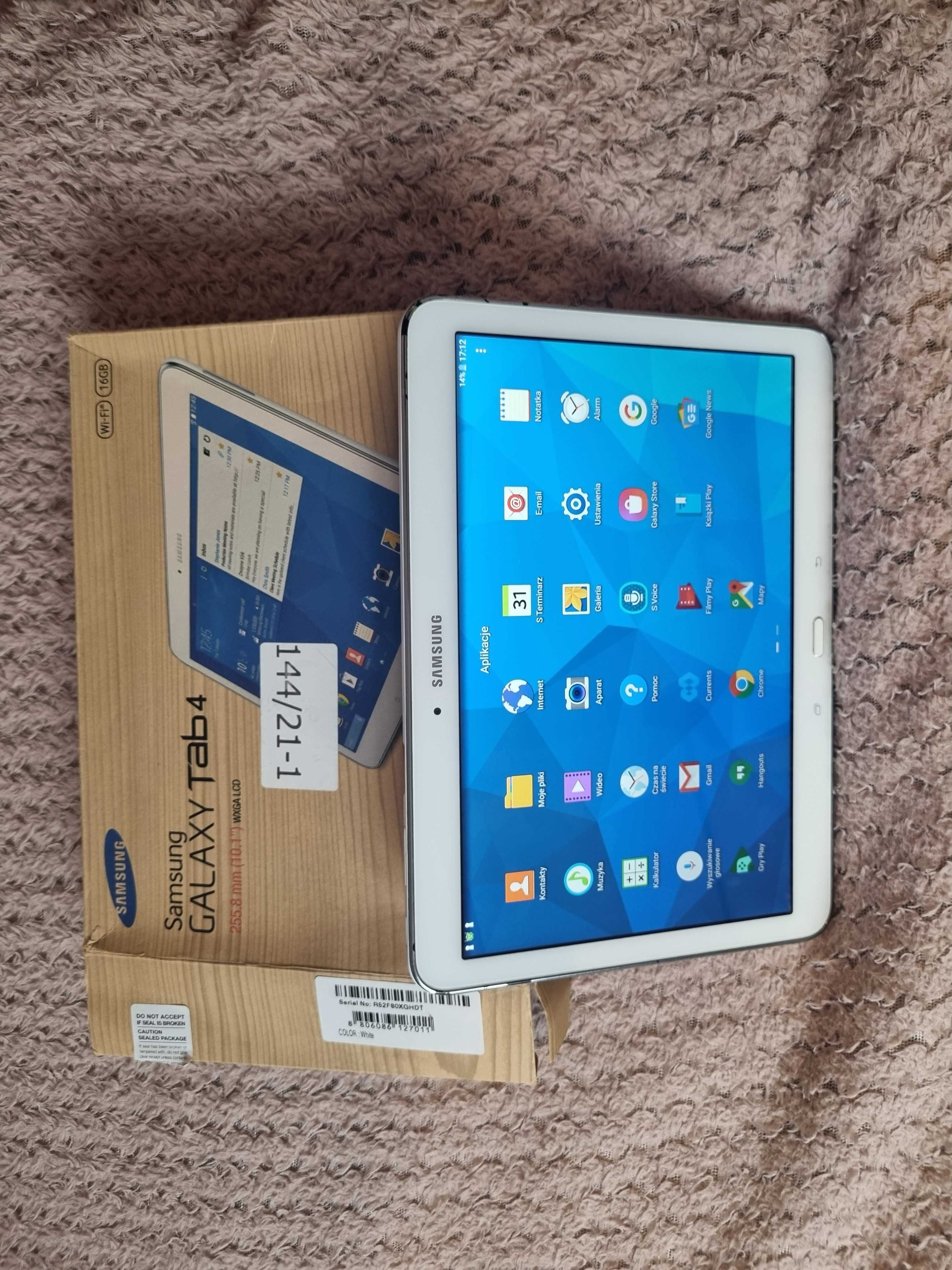 Samsung Galaxy Tab 4 SM-T530 + oryginalne pudełko + karta SD, WIFI