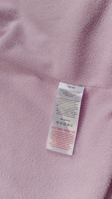 Kurtka przeciwdeszczowa dla dziewczynki, różowa, błyszcząca, pepco