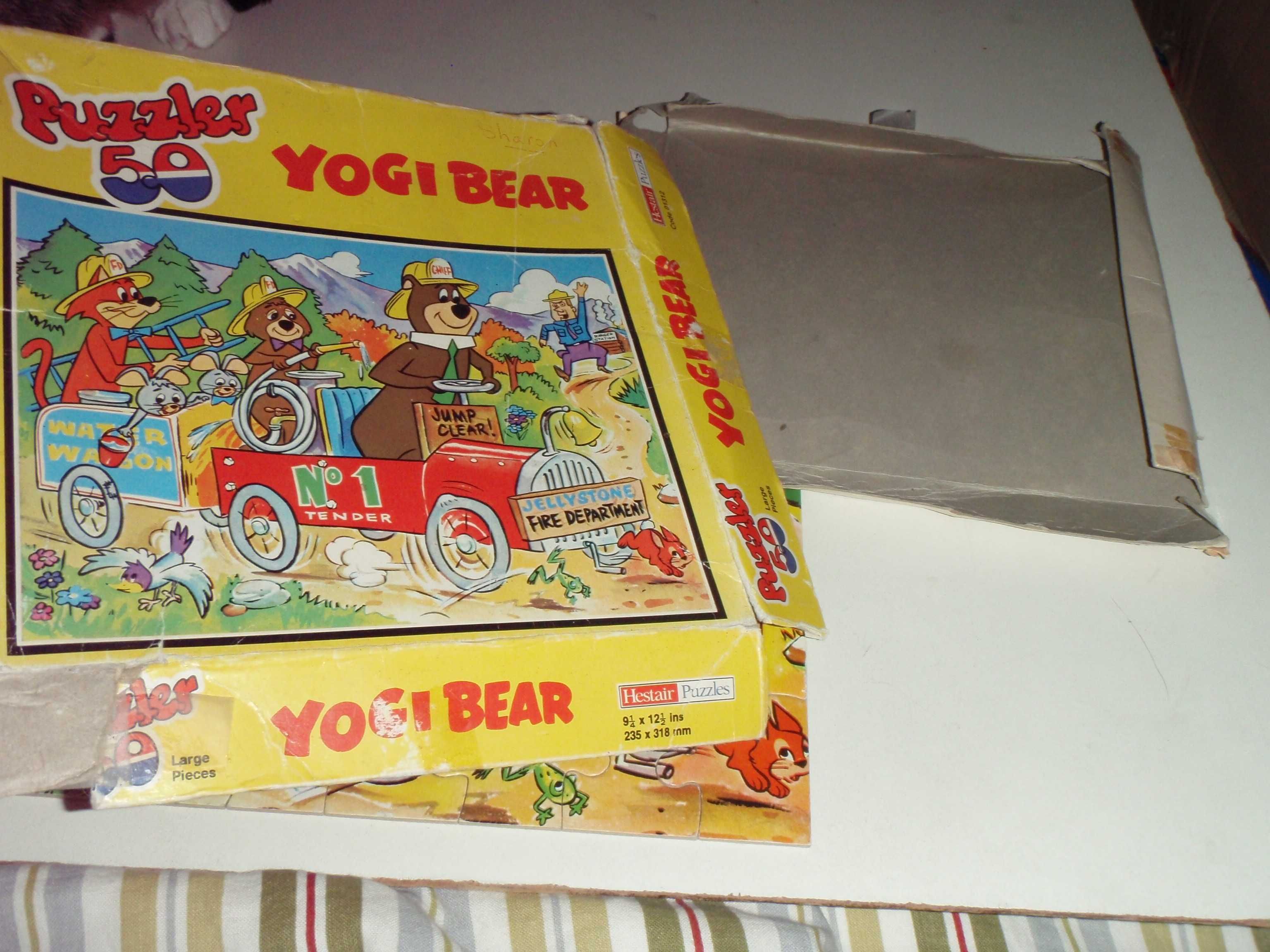 Puzzle 50 elem YOGI BEAR  Misiu Yogi i przyjaciele UNIKAT