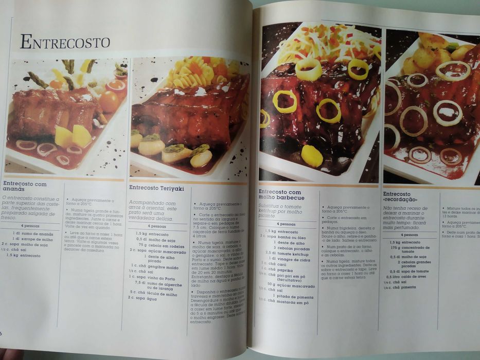 Vários Livros de Culinária entre 3,00€ e 8,00€ cada