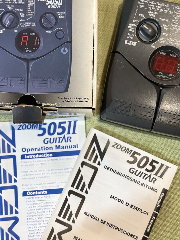 Pedaleira Zoom 505 II Guitar