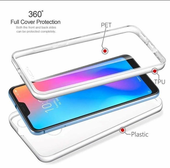 Capa 360º P/ Xiaomi Redmi Note 7 /Note 8T / Redmi 8 /8A / 9A /Redmi 7A