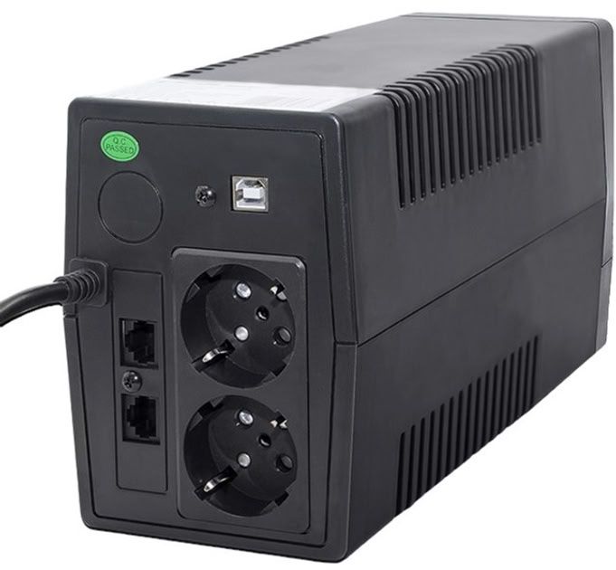 ИБП Qoltec Monolith 650VA 360W LCD (53978)