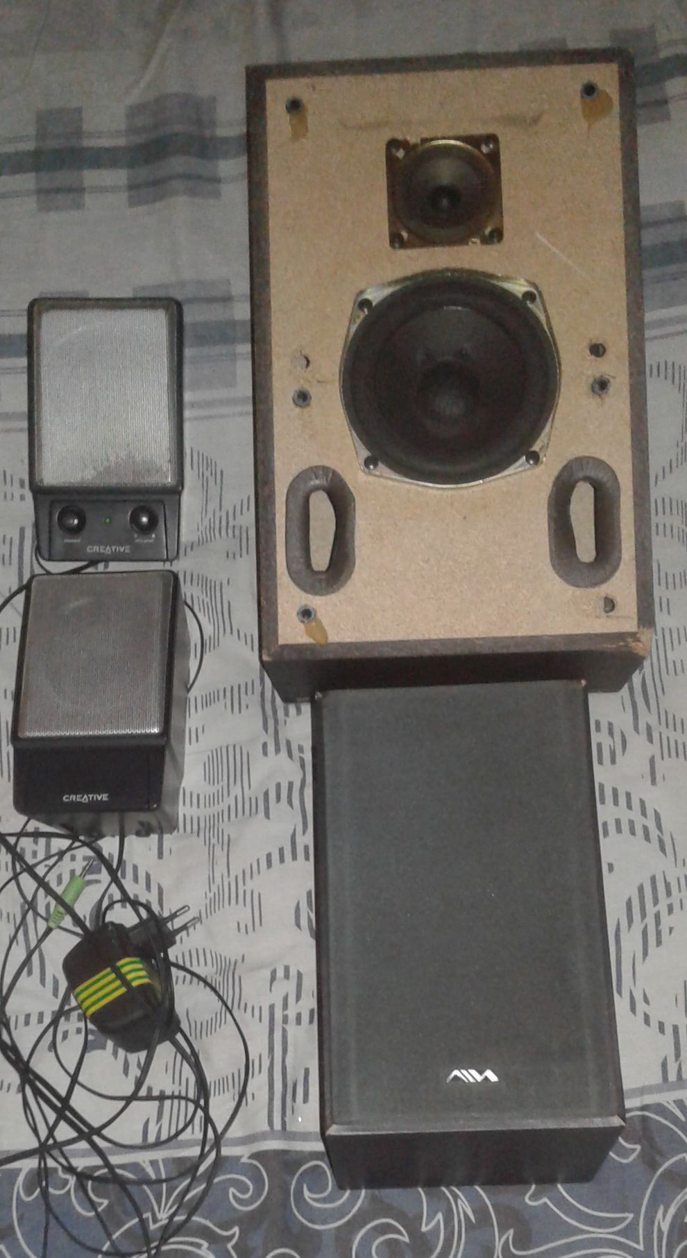 Колонки. Одним лотом! Aiwa, Panasonic, creative...