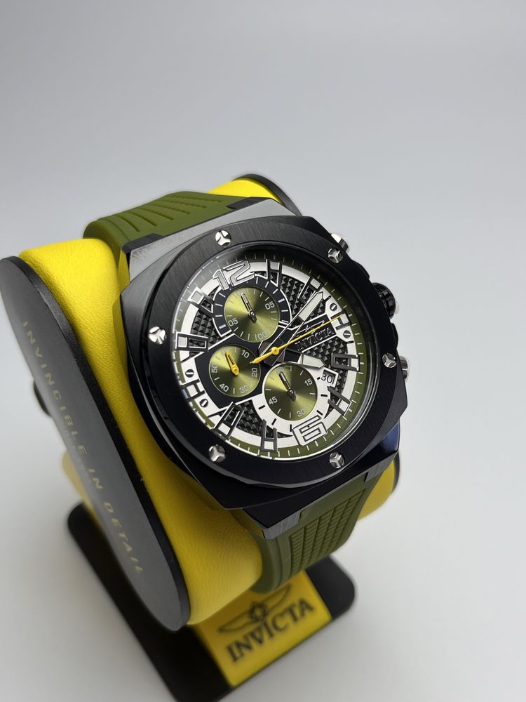 Invicta 48162, чоловічий годинник інвікта хронограф, invicta