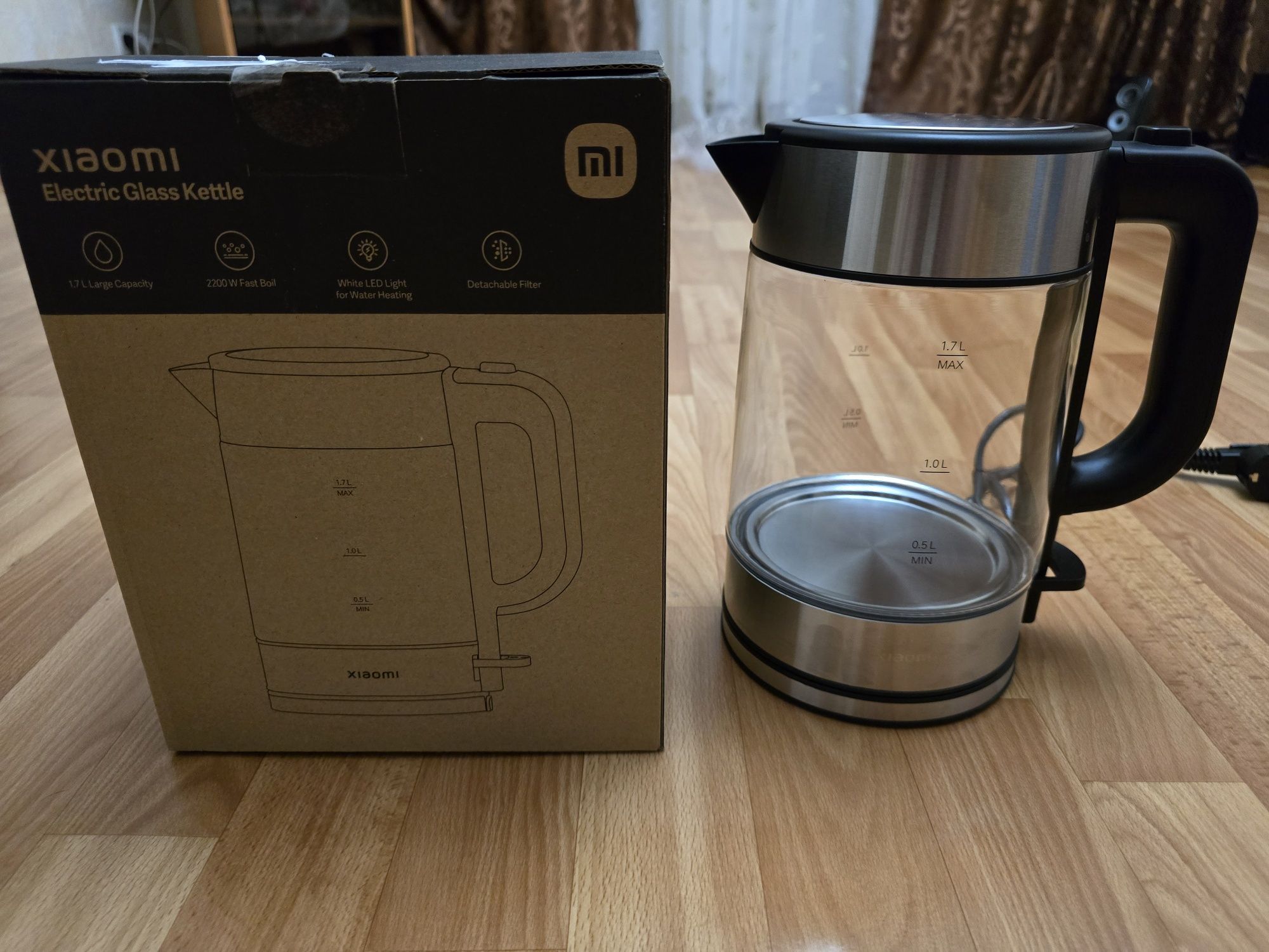 Електрочайник Xiaomi Electric Glass Kettle