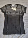 Czarna koszulka Balenciaga Damska