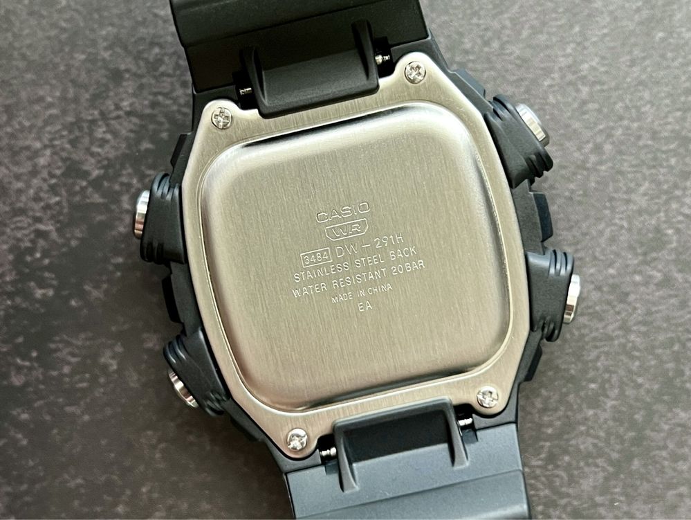 Годинник Casio DW-291HX-1A новий оригінал мінеральне скло 20 ATM