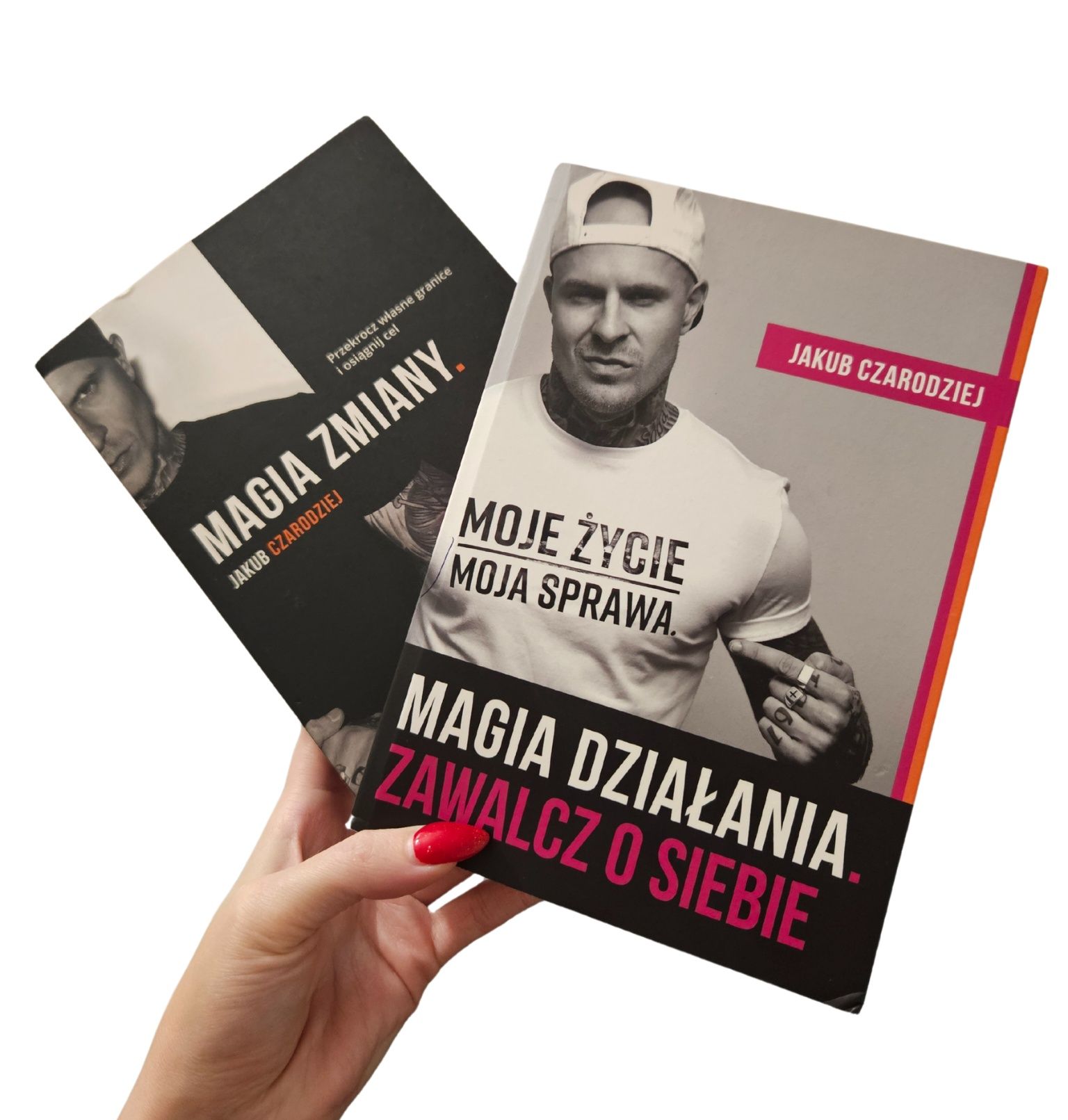 Zestaw książek Magia zmiany i Magia działania Jakub Czarodziej +Gratis