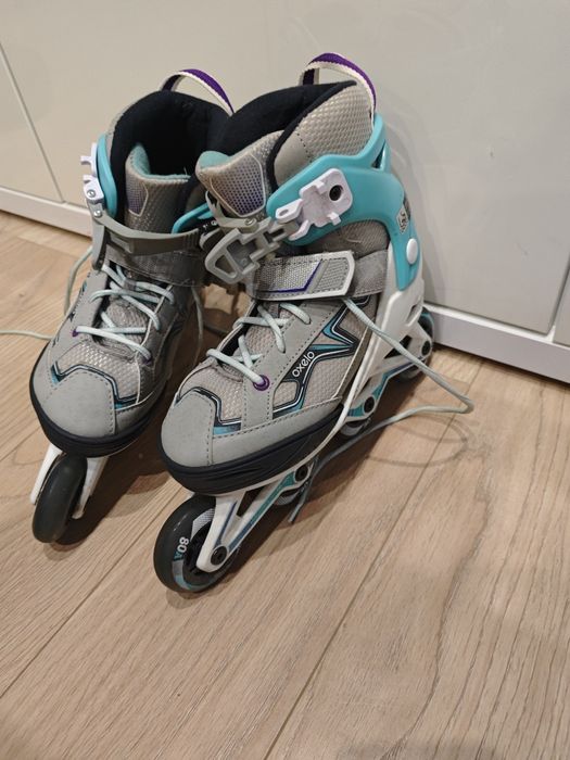 Rolki Oxelo regulowane 35-38 jak nowe