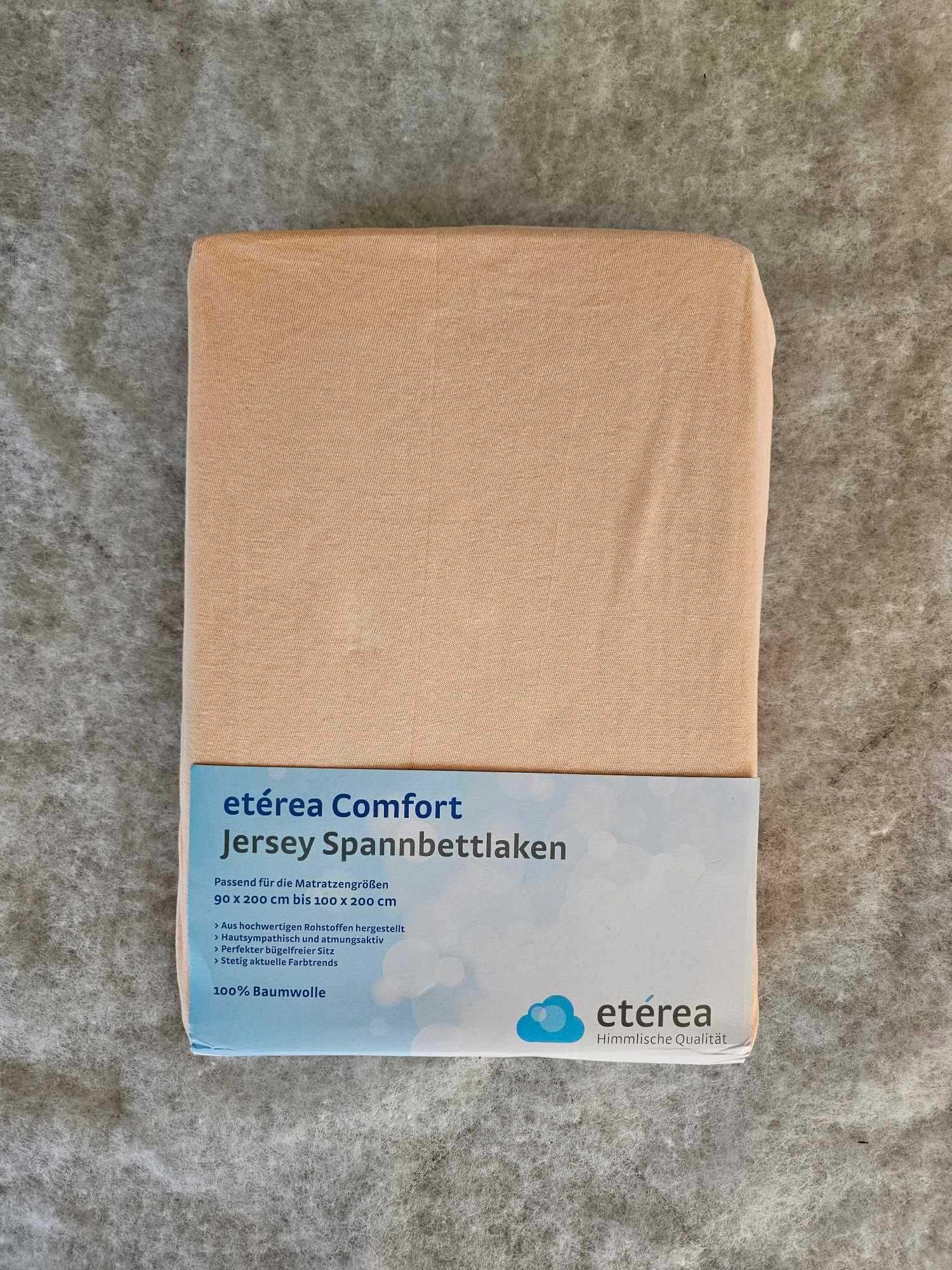 Eterea Comfort Prześcieradło z Gumką OEKO-TEX dżersej  90 x 200cm