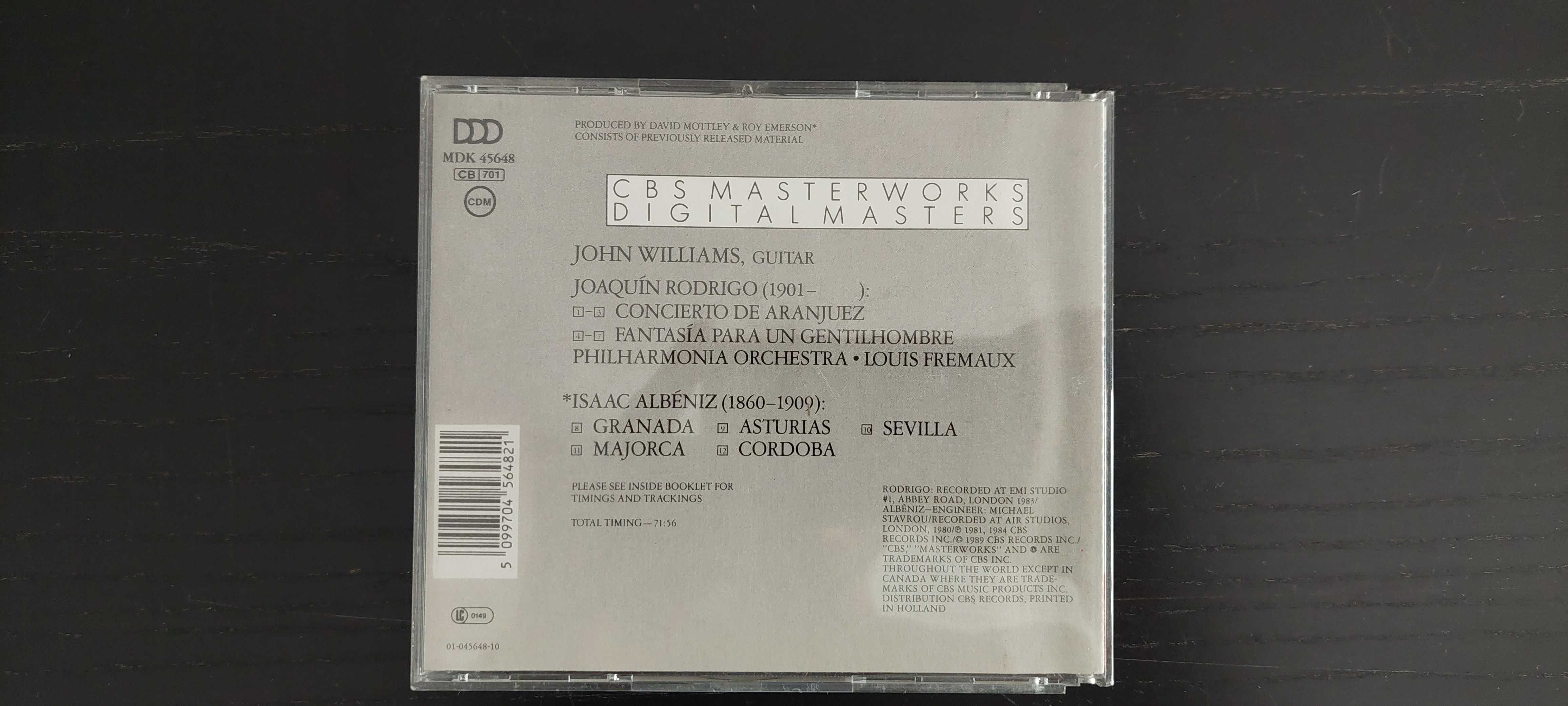 CD Original Rodrigo: concierto de Aranjuez – williams