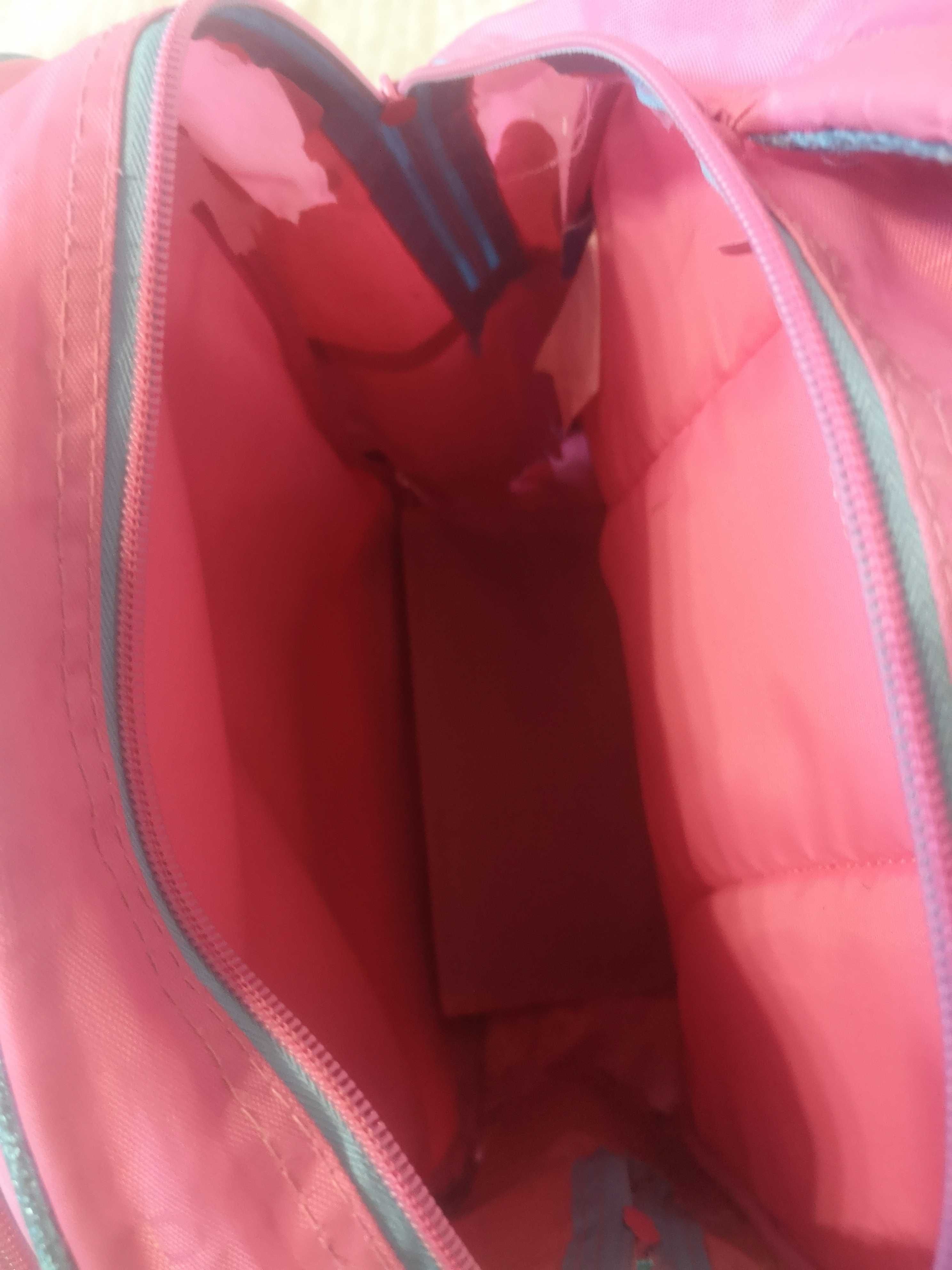 Elza Frozen plecak szkolny dla dziewczynki duży różowy do szkoły