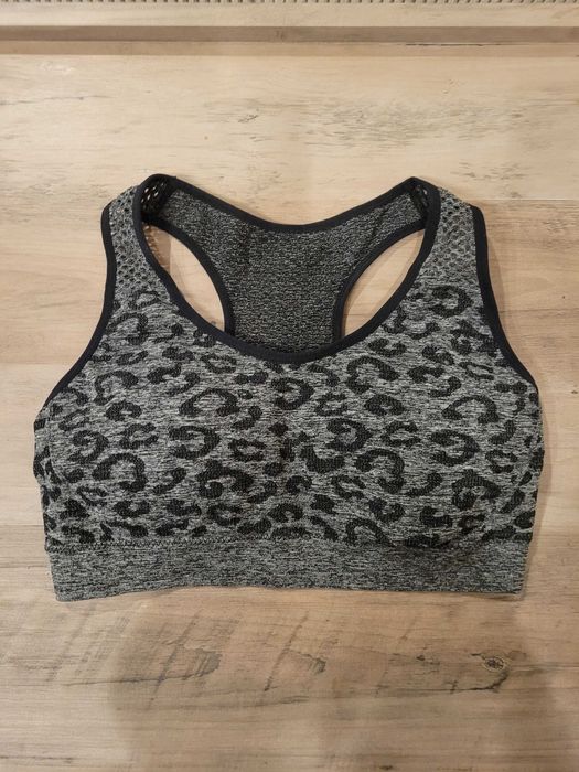 Sportowy stanik z poduszkami M/L