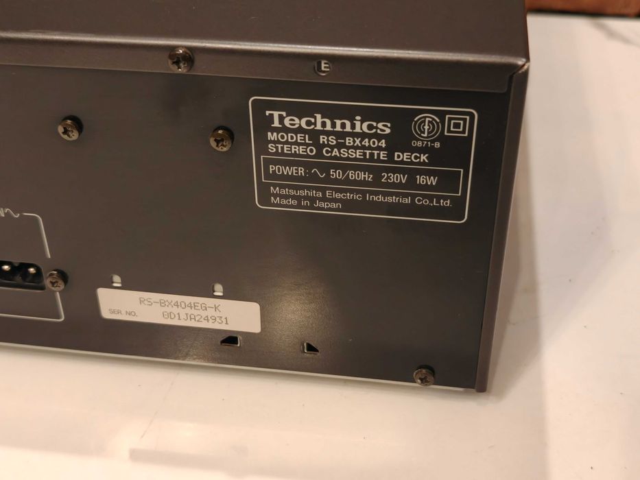 TECHNICS RS-BX404 ! Porządny magnetofon kasetowy