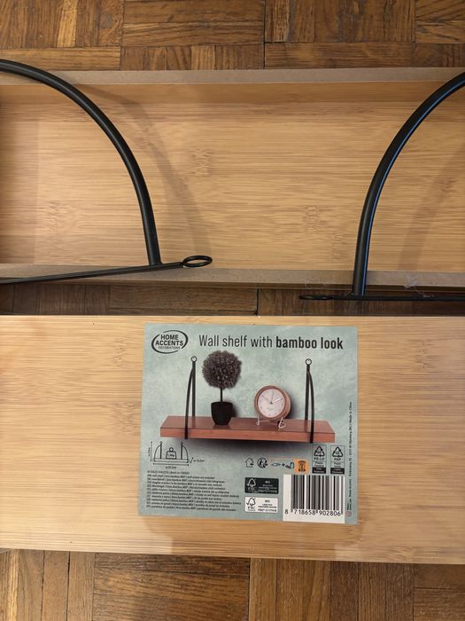Półki bambusowe. Nowe