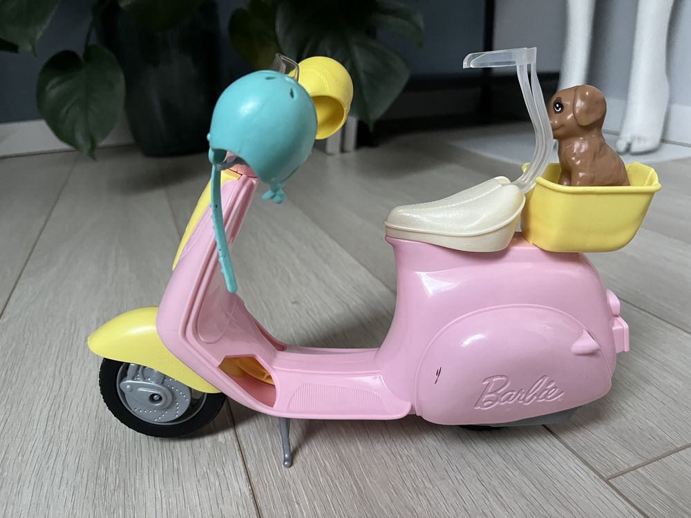 Skuter Barbie ze szczeniaczkiem super stan