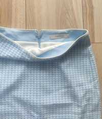 Elegancka biurowa błękitna spódnica ołówkowa dopasowana Marella XS/S