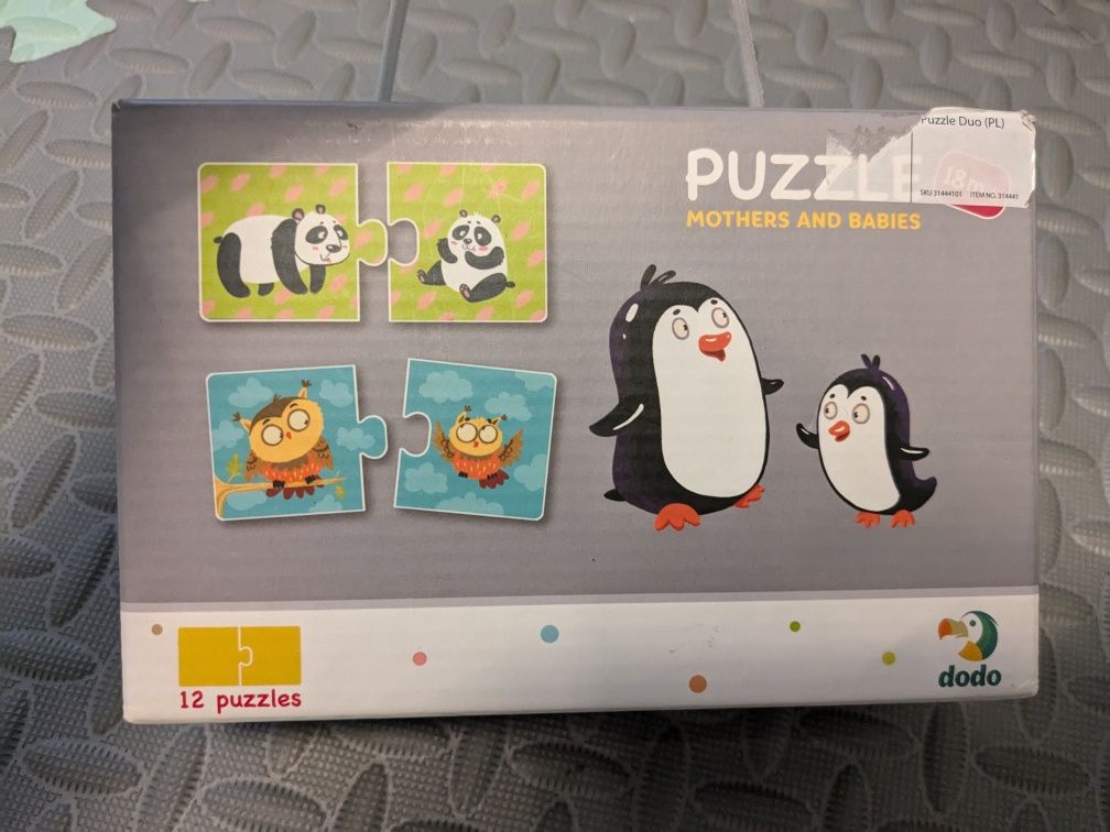 Puzzle Mother and Babies dodo 18m+