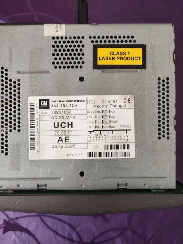 Sistema De áudio / Rádio Cd OPEL ANTARA 2.0 CDTI CAT (Z 20 DMH / L07)