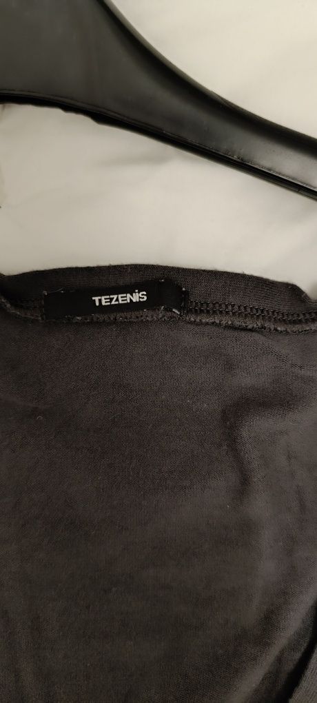 Top sem mangas preto Tezenis com renda Tamanho S. Usado