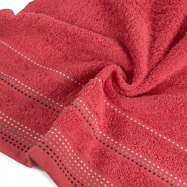 Ręcznik 70x140 kąpielowy bawełniany 500g/m2 frotte POLA czerwony