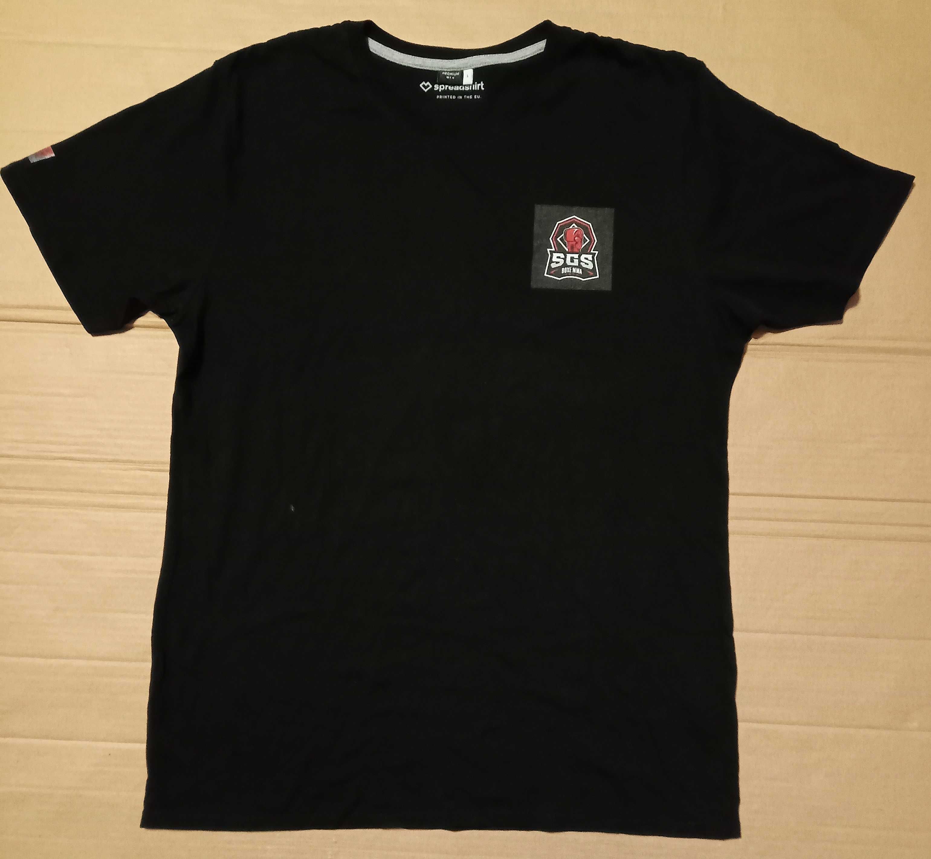 Zestaw bluzek męskich T-shirt na krótki rękaw 5 szt plus gratis roz L