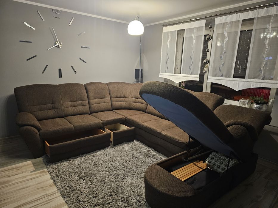 Narożnik  duży brązowy