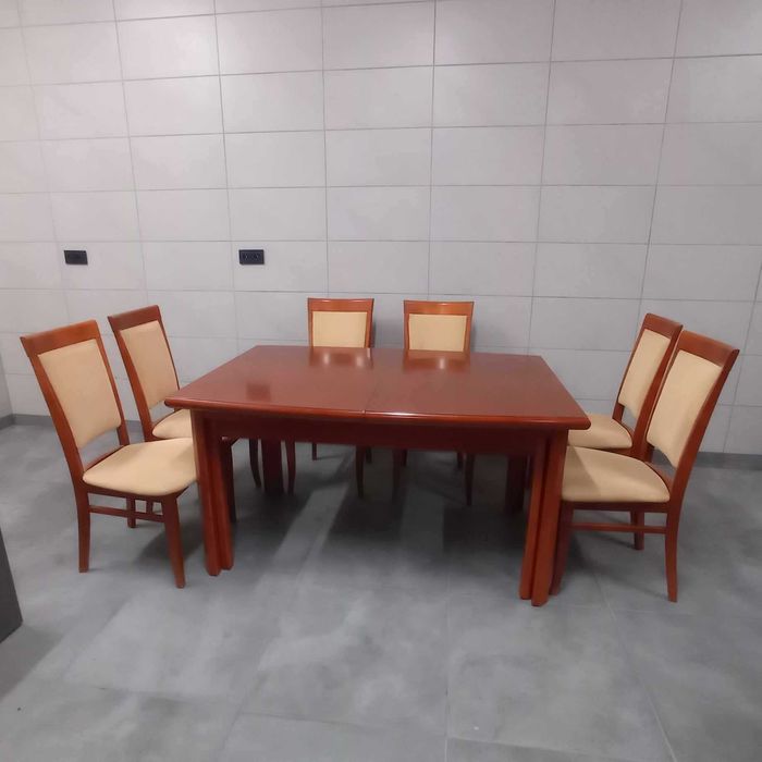 Stół drewniany wieloosobowy do 20 osób - bardzo solidny i elegancki !