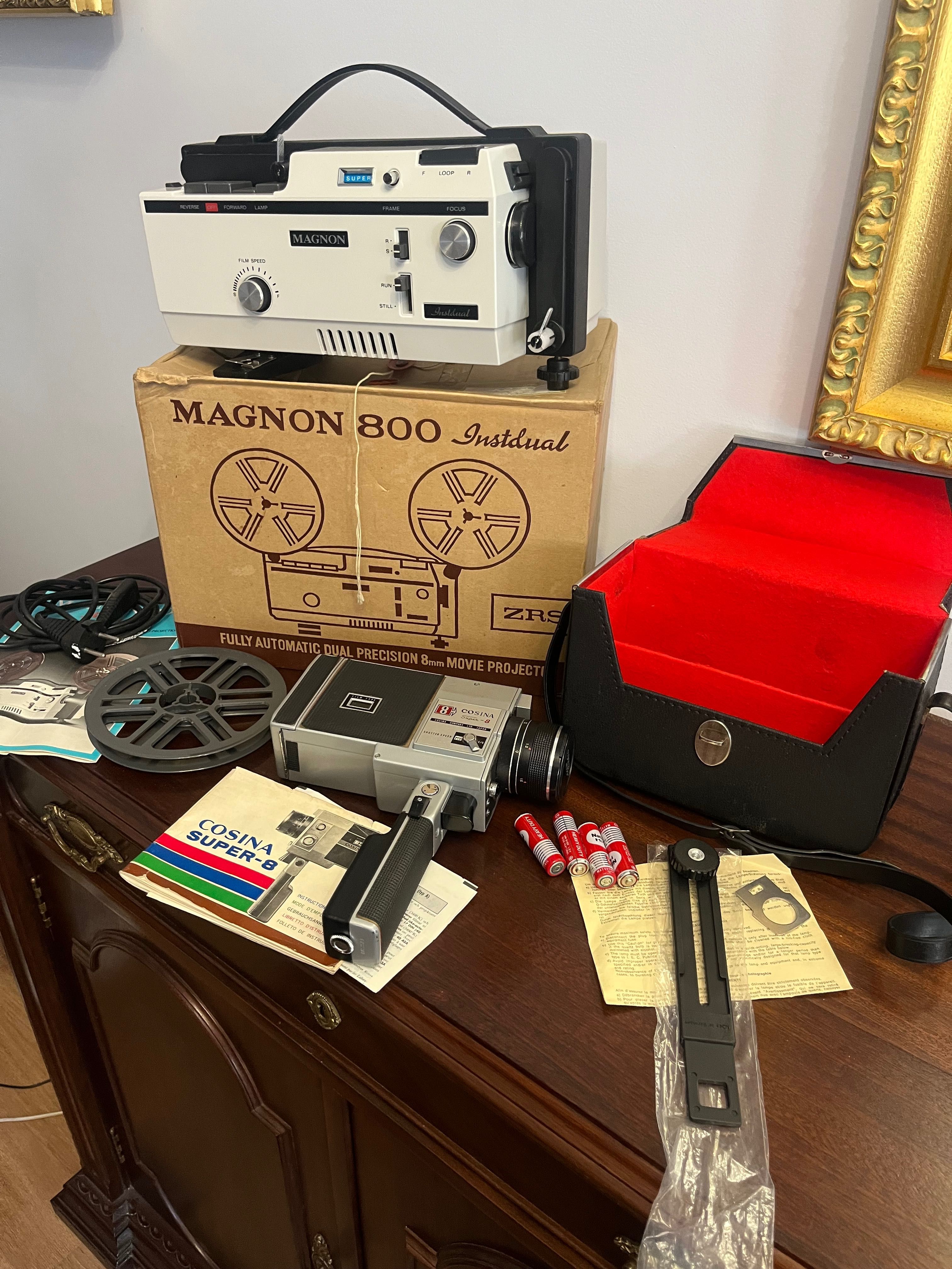 Duas Máquinas de filmar e protestar com cassettes novas
