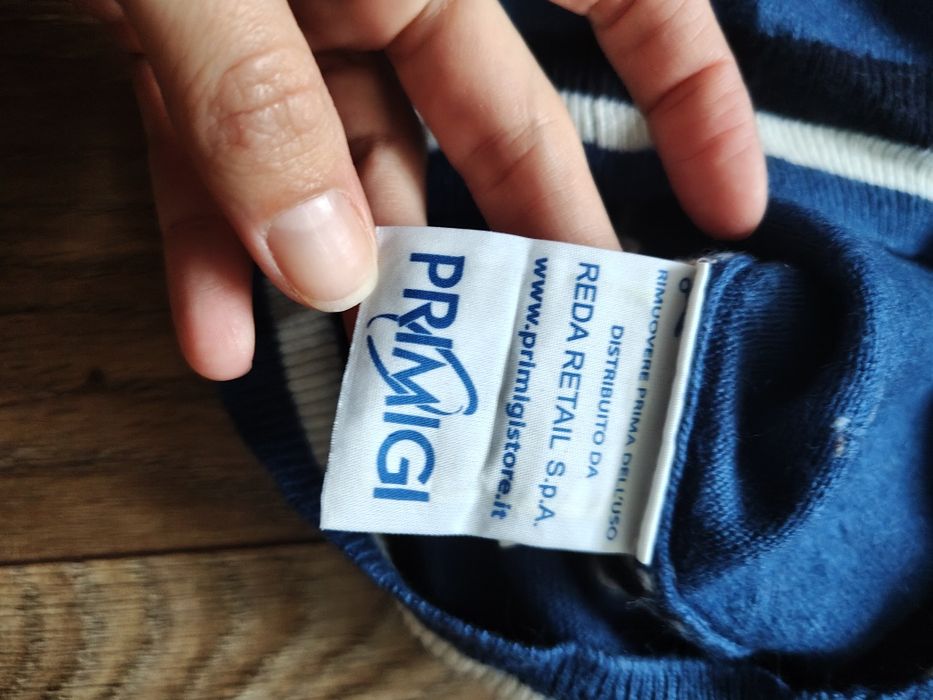 Primigi chłopięcy pulower, bezrękawnik z wełną 86