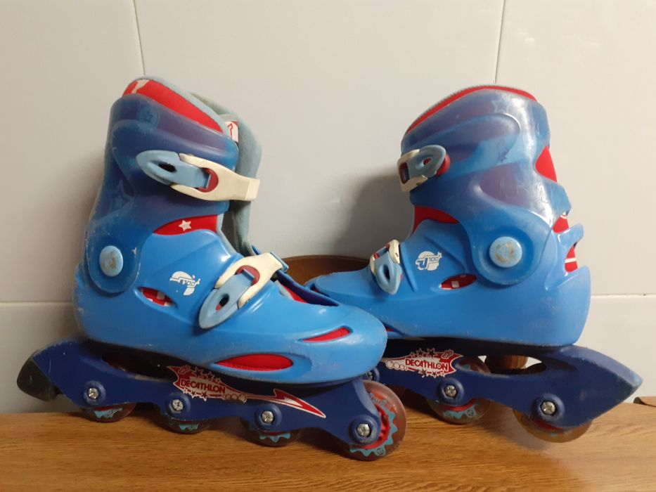 Patins em linha n. 36 usados