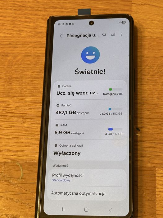 Nowy Samsung Z Fold 5 512GB Czarny