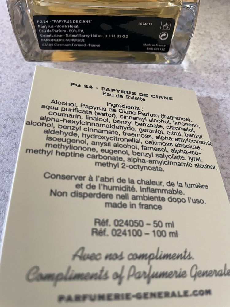 Parfumerie Generale Papyrus De Ciane Туалетна вода 100 ml